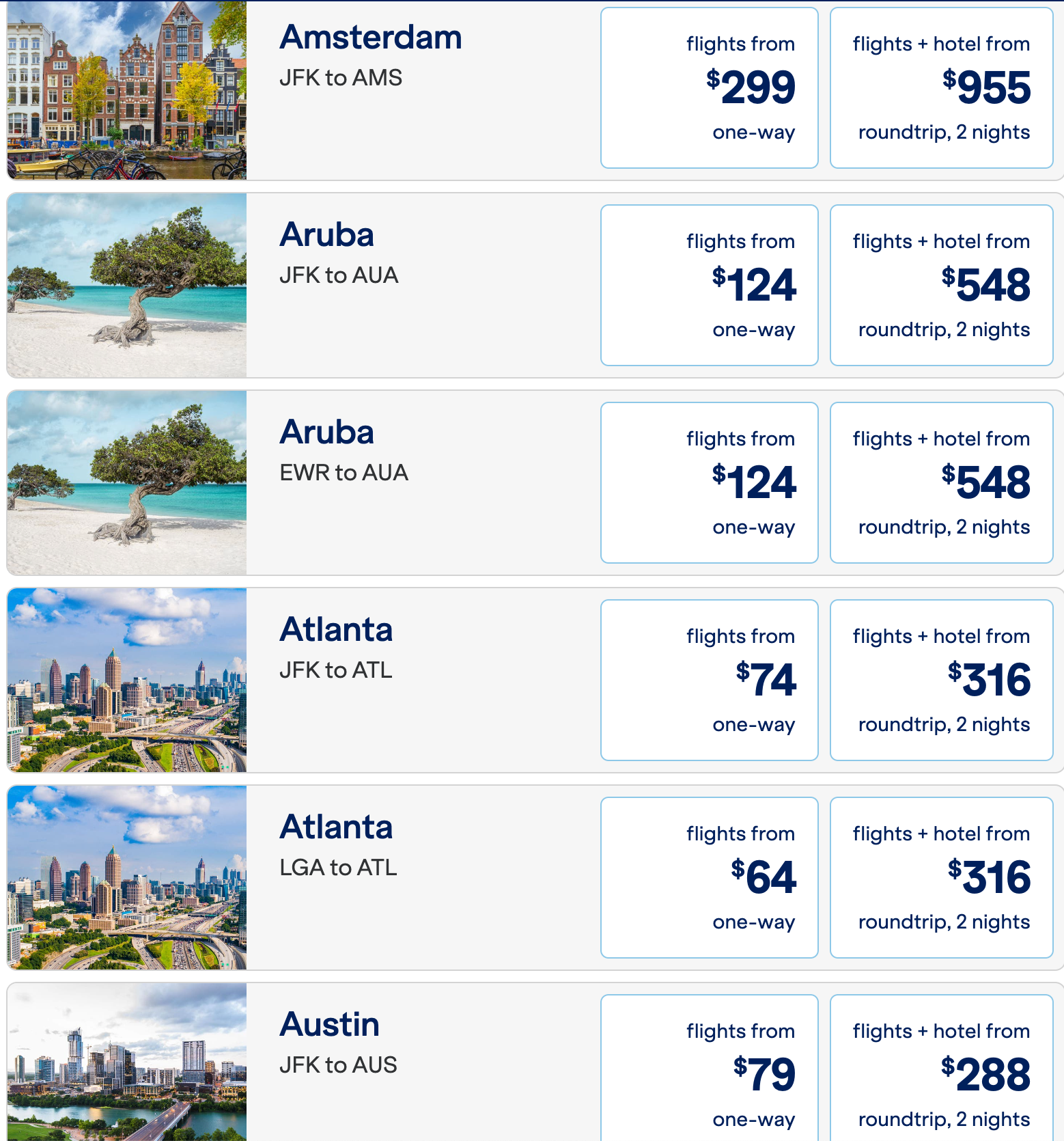 JetBlue’s Big Winter Sale is back, with oneway fares starting at 39